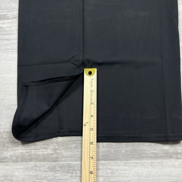 NWT Lululemon Skirt Size 4 Nulu Slim-Fit High-Rise Black LW8AH0S Midi New - Picture 7 of 9